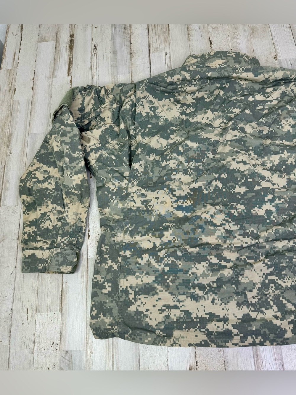 US Army Combat Jacket Adult Large Cargo Military Pockets Camo - Picture 12 of 12